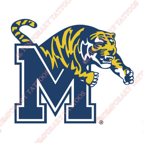 Memphis Tigers Customize Temporary Tattoos Stickers NO.5017